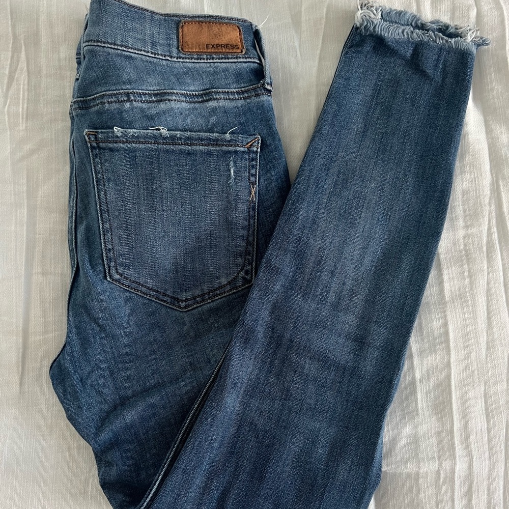 Express cropped legging jean